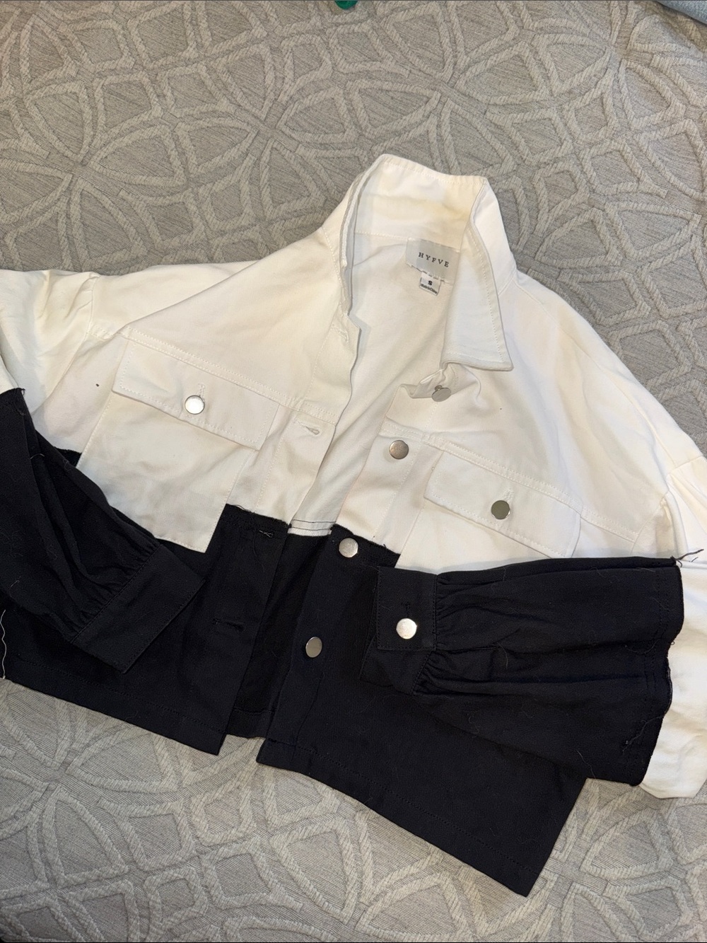 Women’s Cropped Color-block Jacket